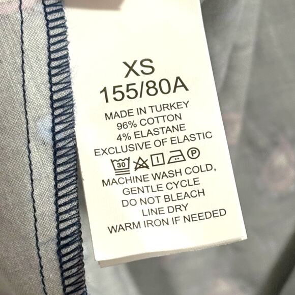 NWT Kate Spade Dress - XS - Navy Blue Print - w/ Pockets & Optional Straps - Picture 4 of 12